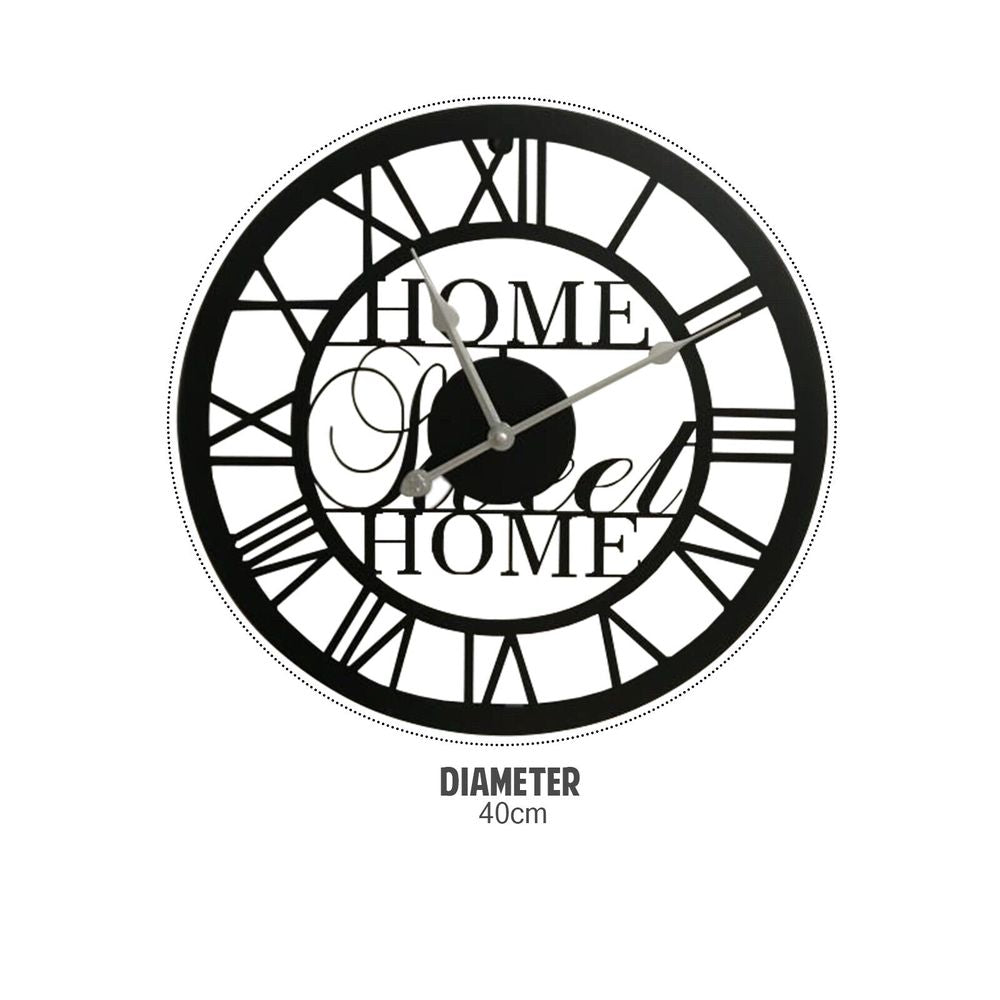 40cm Home Sweet Home Clock