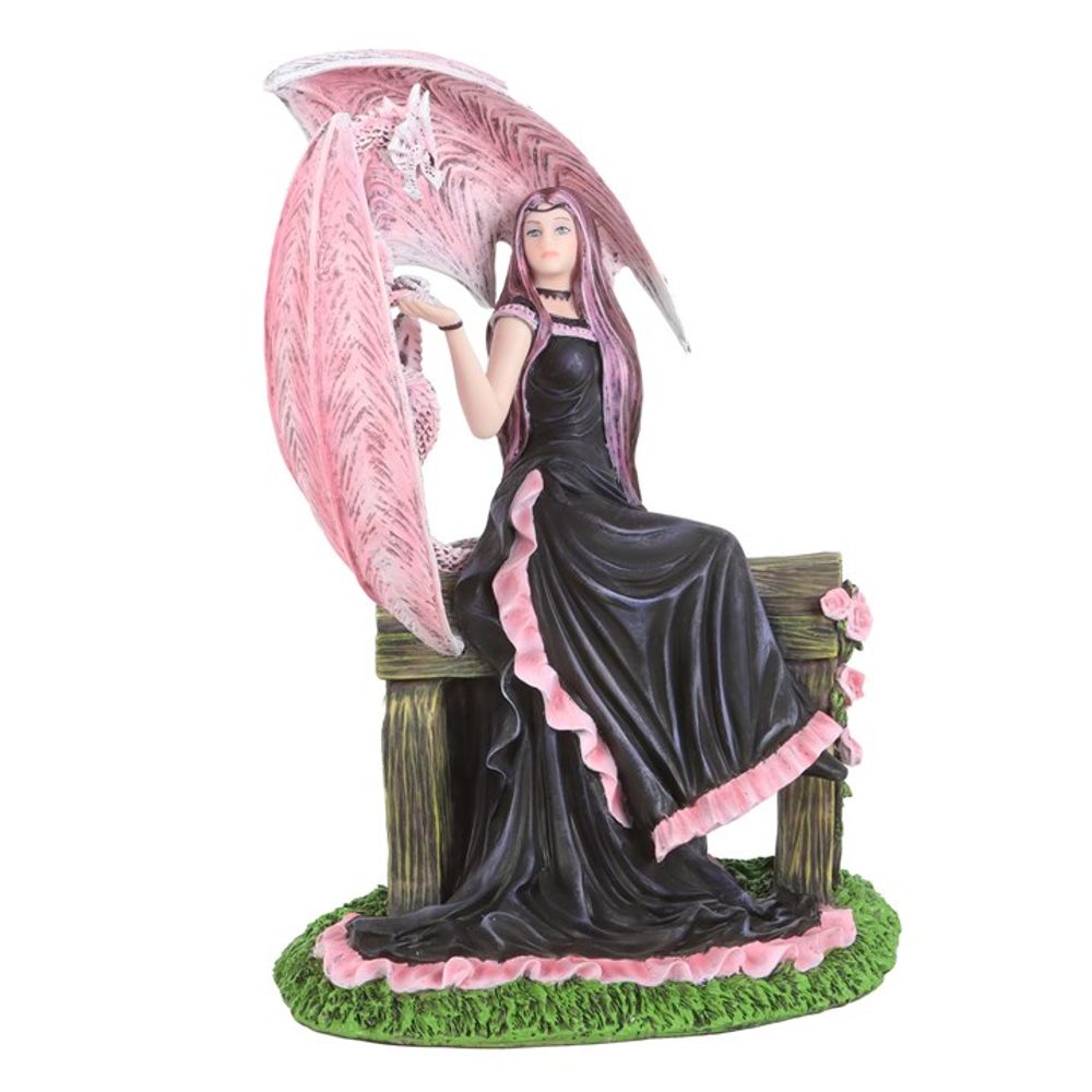 Elegant Dragon Figurine by Anne Stokes