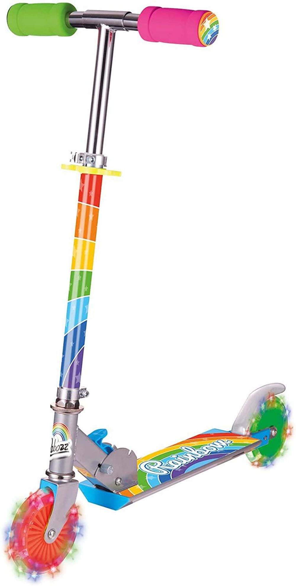 Ozbozz Rainbow Scooter with Flashing Wheels